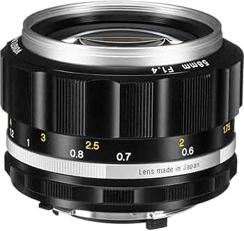 Voigtländer 58mm F1.4 SL NOKTON Amazon.com : Voigtlander Nokton 58mm f/1.4 SL II S Ai-S Lens